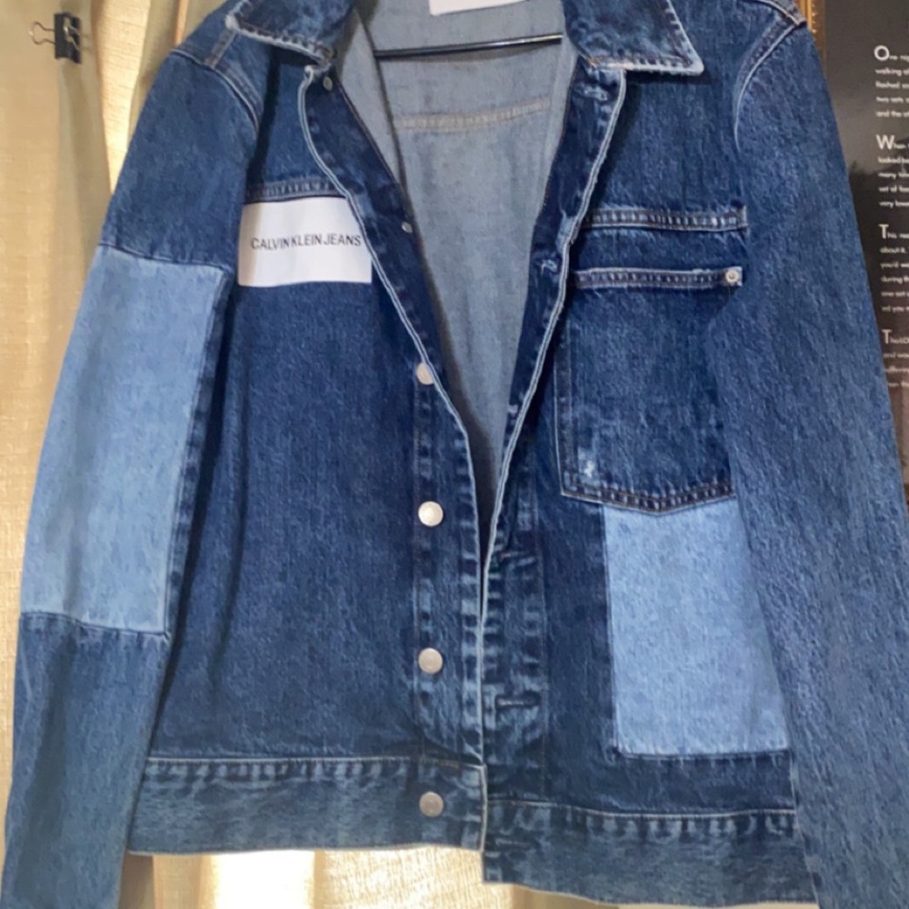 Calvin Klein Patch Denim Jacket - image 1